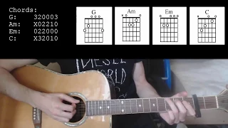 Beyonce - Halo EASY Guitar Tutorial