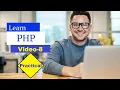 -8 how to learn PHP Programming for beginners PHP Language Tutorial Practical full project