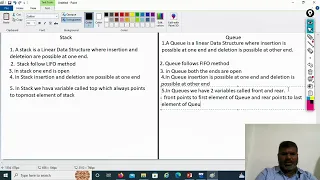 DS Lec-6 Difference between Stacks and Queues Data Structures Dr Kaja Masthan