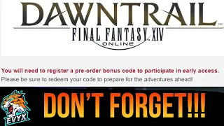 Dawntrail Early Access Code Registration GUIDE FFXIV 7 0 Dawntrail