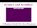 Java Program using Frames and Scrollbar in Tamil