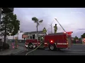 Fire rips through previously burned AutoZone in Ventura