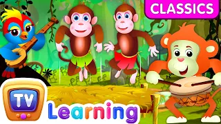 Download Five Little Monkeys Jumping on the Bed - The Smart Monkeys - Kids Songs - ChuChu TV Classics MP3