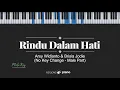 Rindu Dalam Hati (MALE KEY) Arsy Widianto, Brisia Jodie (KARAOKE PIANO)