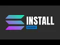 Install Solana on Windows WSL One Command