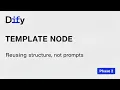 Dify Workflow - Phase 2 Template Node Formatting Workflow Variables
