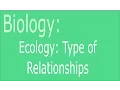 Ecological Relationships