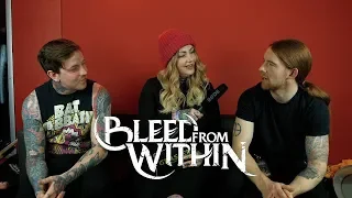 interview bleed from within is their self brewed beer selling better than their own music