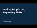 Adding and Editing Repeating Shifts in Buddy Punch