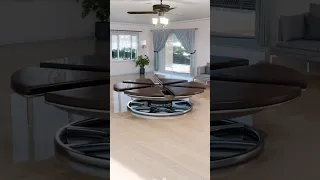Transforming Coffee Table Into Dining Table Smart Space Saving Design 