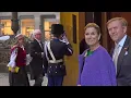 Lagu Willem-Alexander en Máxima ontvangen ambassadeurs op Paleis op de Dam