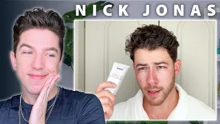 His skin care routine is... somethin else whew