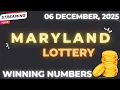 Maryland Midday Lottery Results For - 06 Dec 2025