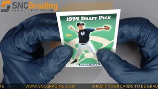SNC Grading 1993 TOPPS DEREK JETER 1992 DRAFT PICK CARD REVIEW 1630417920198