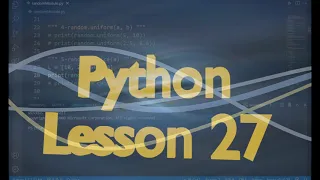 Python Lesson 27 random module - part 2