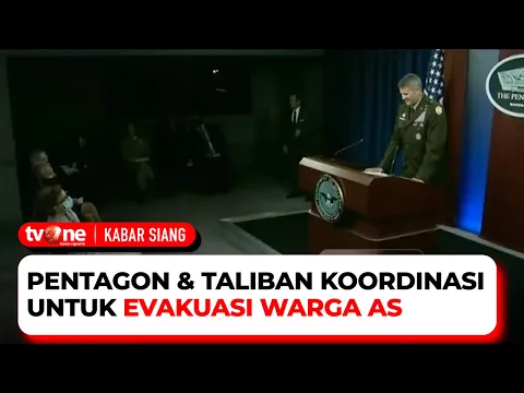 Pentagon Koordinasi dengan Taliban untuk Evakuasi RIbuan Warga AS