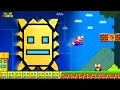 Download Lagu Everywhere Mario goes, the World Becomes Geometry Dash