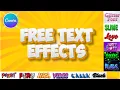 New Canva App Tutorial | Unlock Amazing Free Text Effects Easily
