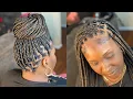 THE BEST WAY TO GRIP KNOTLESS BRAIDS OMG THIS IS THE ONLY METHOD I WILL USE NOW DETAILED