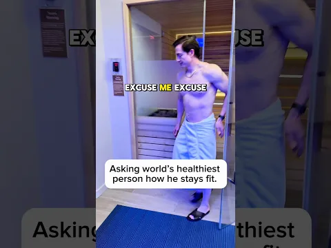 Asking world’s healthiest person how he stays fit. #longevity #workout #fitness @BryanJohnson