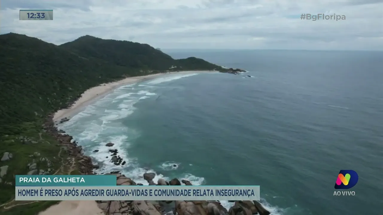 Homem é preso após agredir guarda-vidas e comunidade relata insegurança