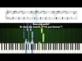 Taylor Swift - mad woman - Accurate Piano Tutorial with Sheet Music