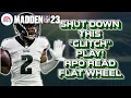SHUT DOWN RPO READ FLAT WHEEL - Madden 23 Tips