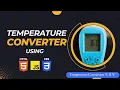 Temperature Converter Website using HTML CSS JAVASCRIPT OASIS-INFOBYTE INTERNSHIP TASK3