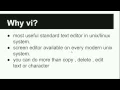 vi vim for beginners Part 1