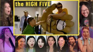 jackass 3 high five scene reaction compilation