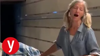 מרגשת מדינה שלמה הומלסית שרה אופרה ברכבת התחתית 