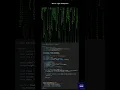 Matrix Rain Effect in HTML5 Efecto Matrix en Canvas