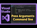 How to Pass Command Line Arguments using Visual Studio