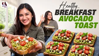 5-Min Healthy Avocado Toast 🥑| Quick & Easy Breakfast | Raveena Daha