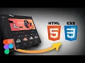 How to convert figma design to html and css FREE - full guide