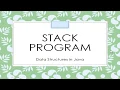 Stack Java Program Explained Data Structures ISC Syllabus