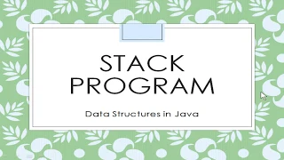 Stack Java Program Explained Data Structures ISC Syllabus