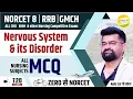 Nervous System its Disorder MCQ Zero NORCET 8 RRB for all Nursing Exam