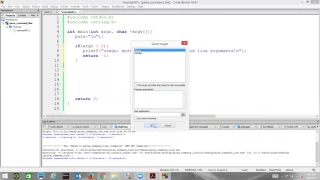 Parse command line practice part 1