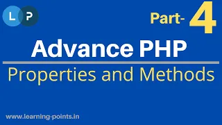 PHP Properties and Methods OOP PHP Programming Advance PHP tutorial Learning Points