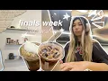 finals week UCSB dead week study grind eating out productive student life