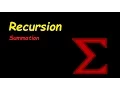 Recursive Sum