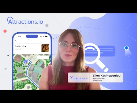 Video testimonial from Ellen Kasinopoulou, Head of Marketing at Attractions.io