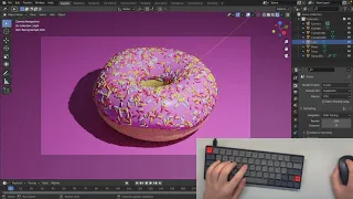 ASMR Modeling - Donut