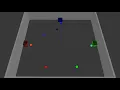 ROS - Turtlebot3 Waffle recognizes and drags objects distinguishes object colors