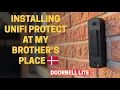 Lagu Installing a new Unifi Protect setup at my brother's place - including the Unifi Doorbell Lite
