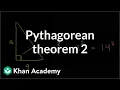 Pythagorean theorem 2 Right triangles and trigonometry Geometry Khan Academy