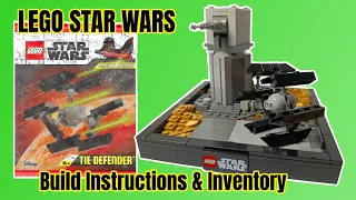 LEGO Star Wars TIE Defender (Set 472518) Build Instructions  | LEGO Star Wars Magazine Mini Build