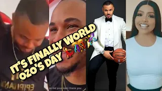 ozo moved to tears as fans nengi friends and family shower him with love u0026 gifts for his birthday