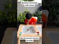 Blowing mini boats with straw Activity